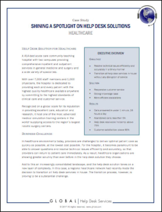 Healthcare Case Study